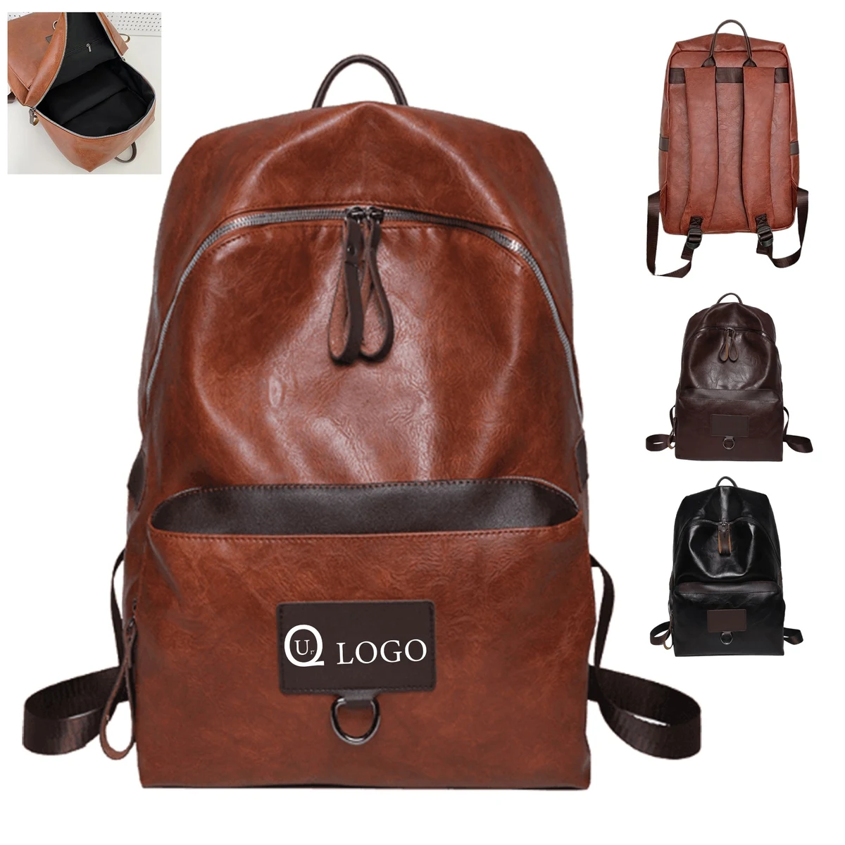 13 Inch Pu Laptop Backpack 1