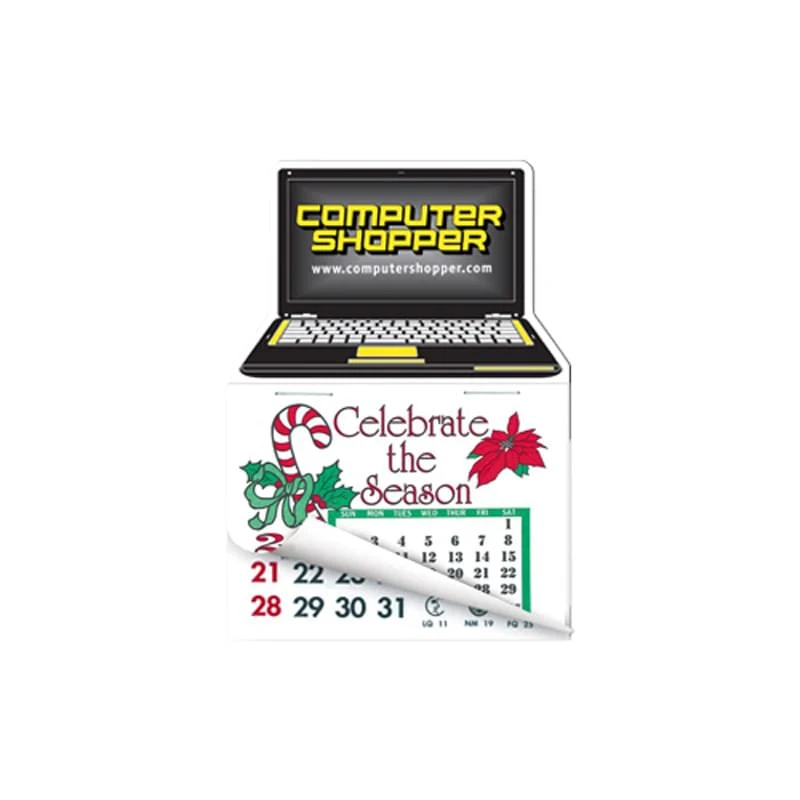 Laptop Shape Calendar Pad Magnets W/Tear Away Calendar 1