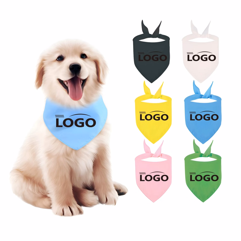MOQ50 Custom Polyester Full Color Pet Bandana