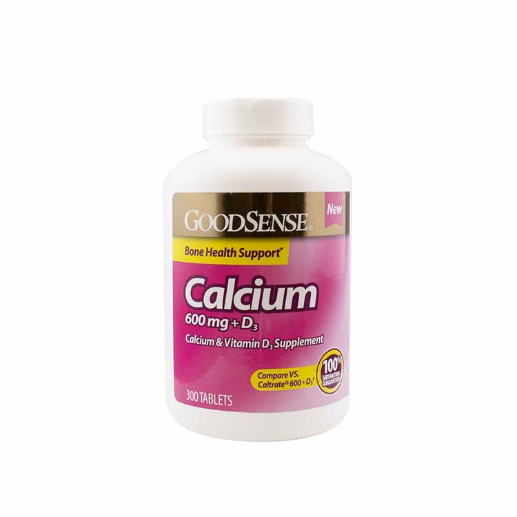 GoodSense Calcium Tablets - 300/Bottle 600 mg