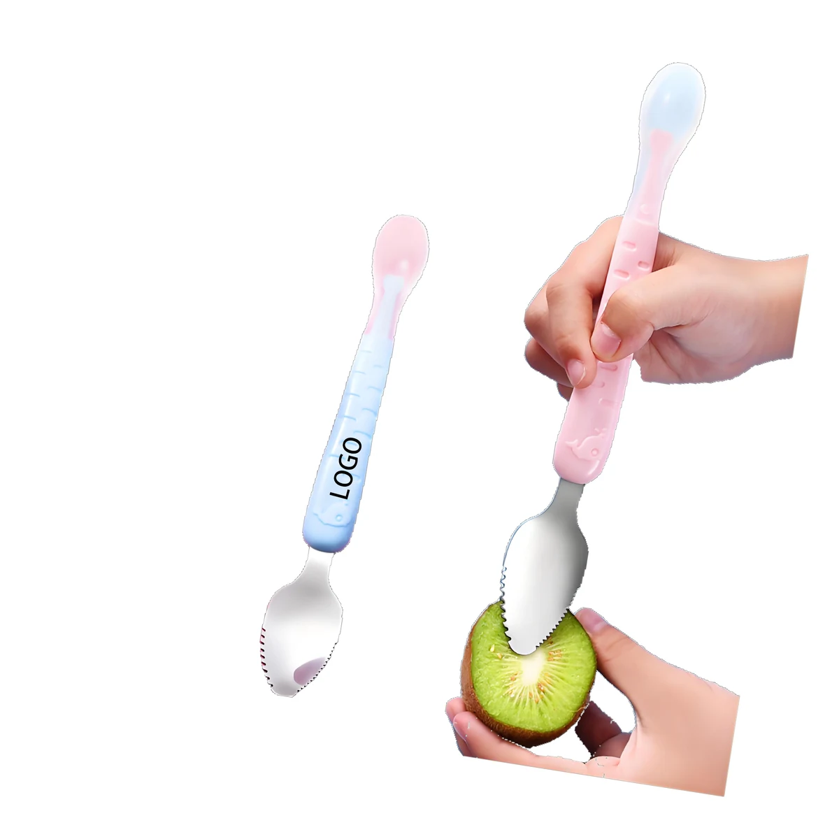 Baby Fruit Scraping Mud Spoon 1