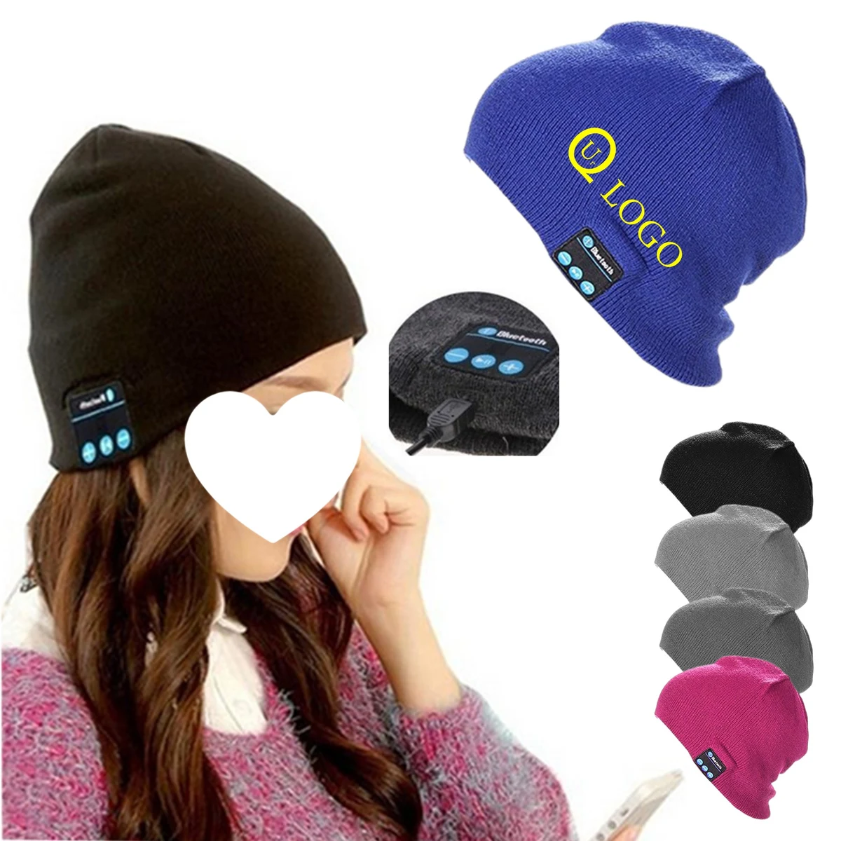 Wireless Bluetooth Knit Cap 1