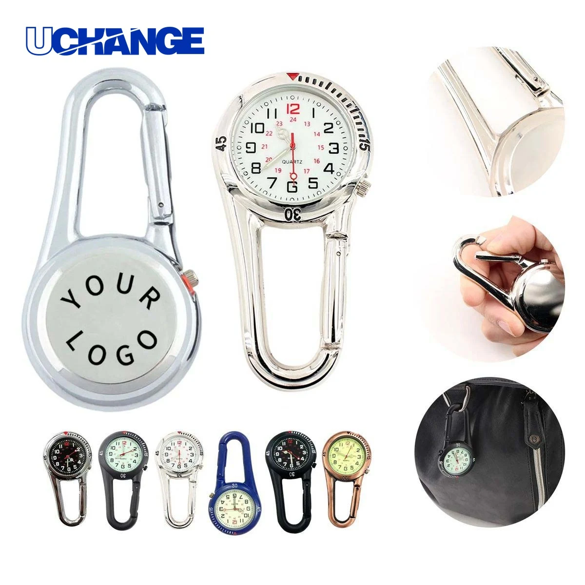 Clip On Outdoor Carabiner Watch Accessory 1