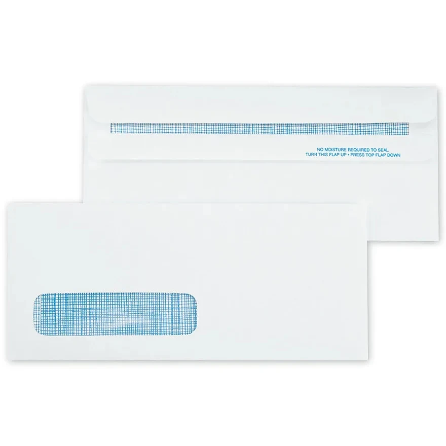 Envelopes, Single Window, Confidential, Self Seal 1