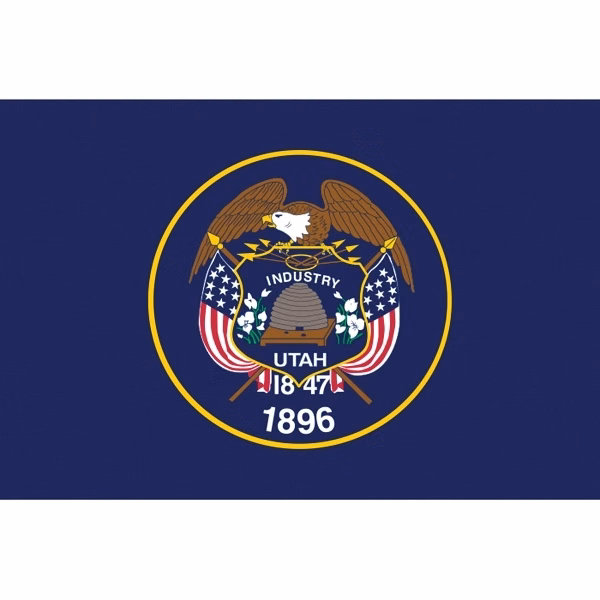 Utah Official Stick Flag