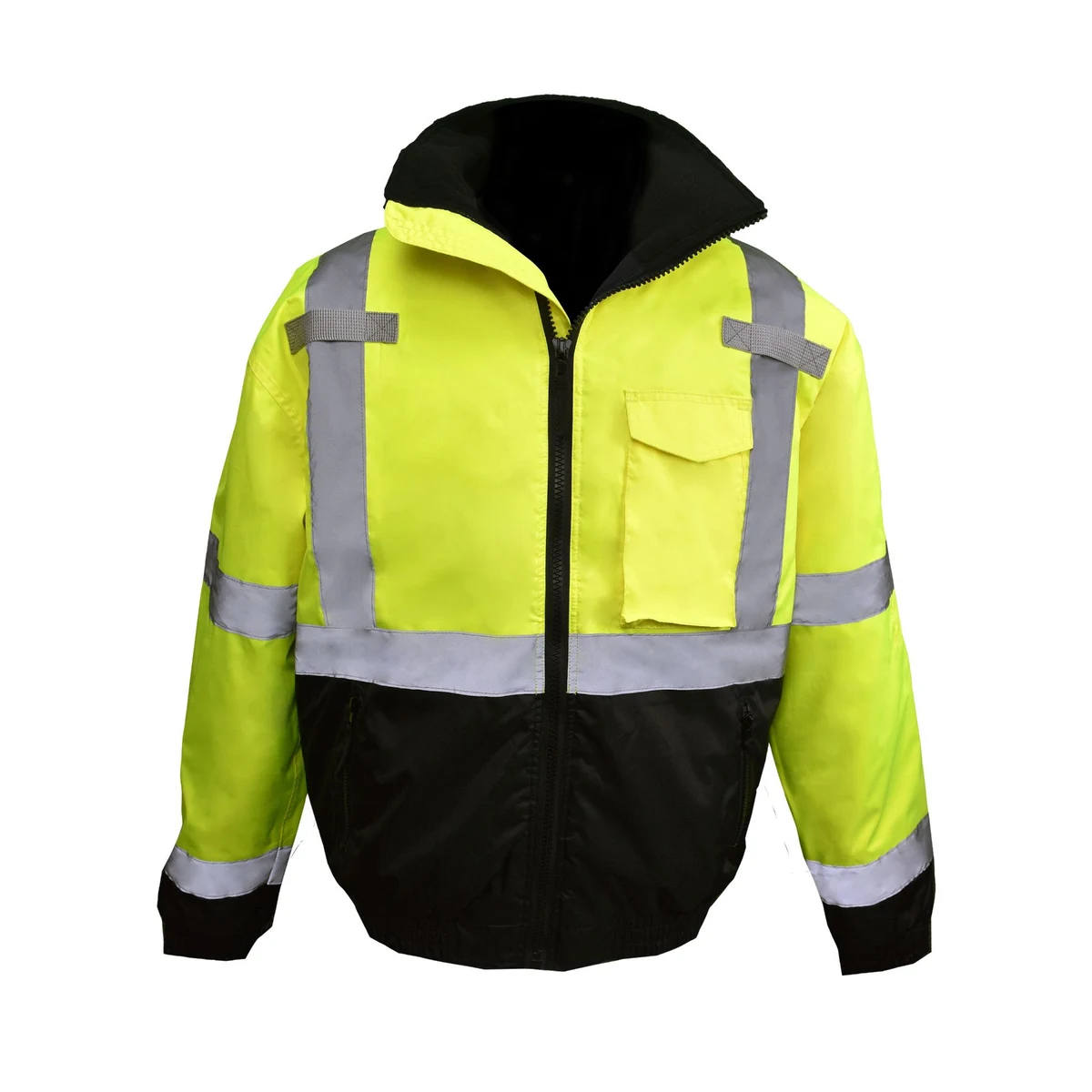 Radians Class3 Hi Vis Weatherproof Bomber Jacket with Quilted Built-in Liner 1