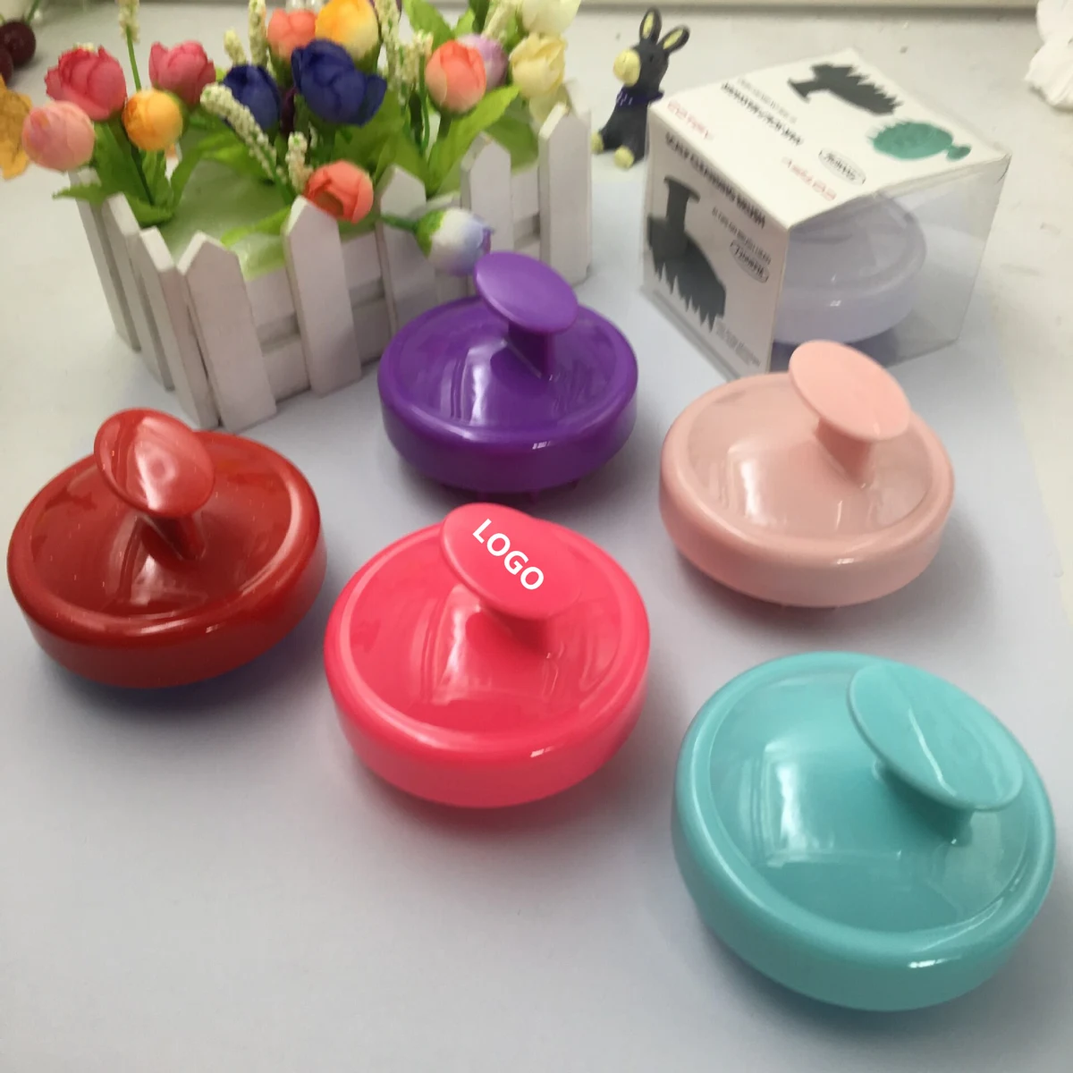 Scalp care hairbrush 1