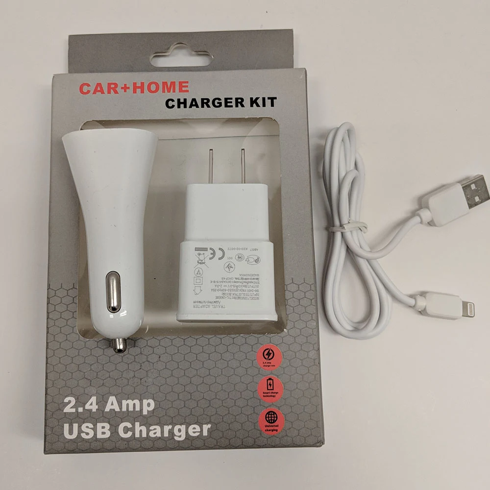 Car + Home iPhoneCharger Kit 1