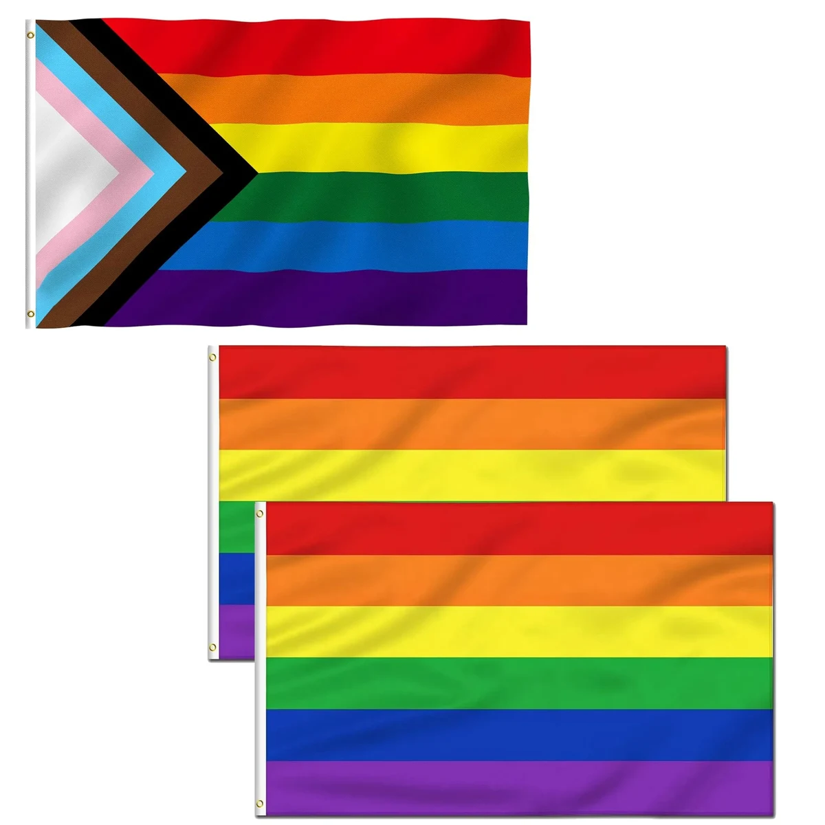 3 x 5ft Rainbow Pride Flag MOQ 20 1