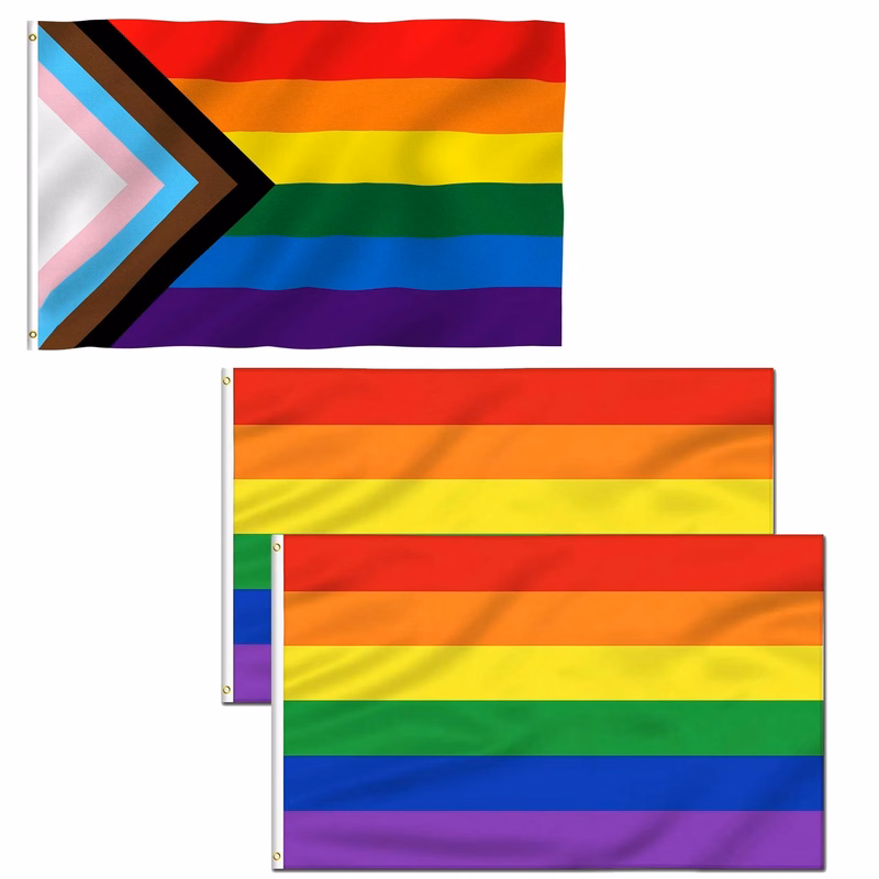 3 x 5ft Rainbow Pride Flag MOQ 20