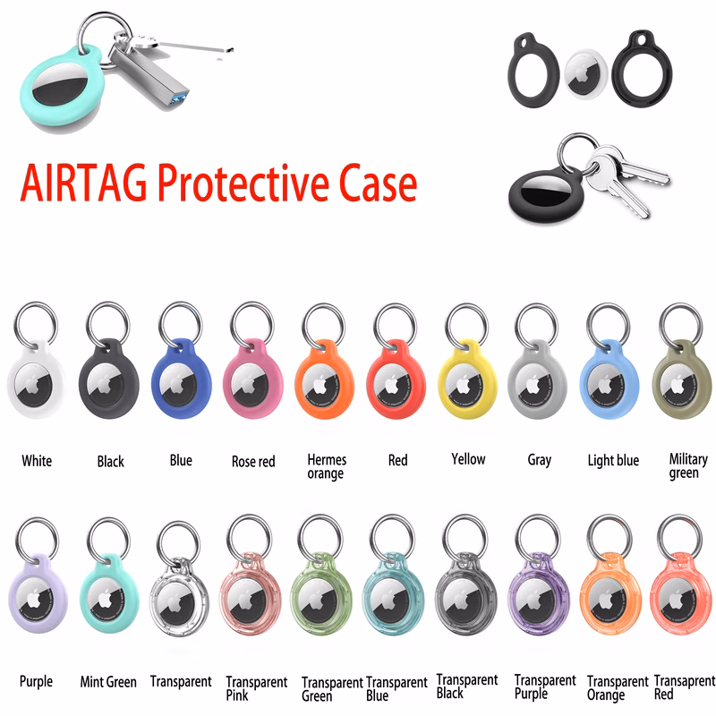 Tracking Device Protective Case with Key Ring