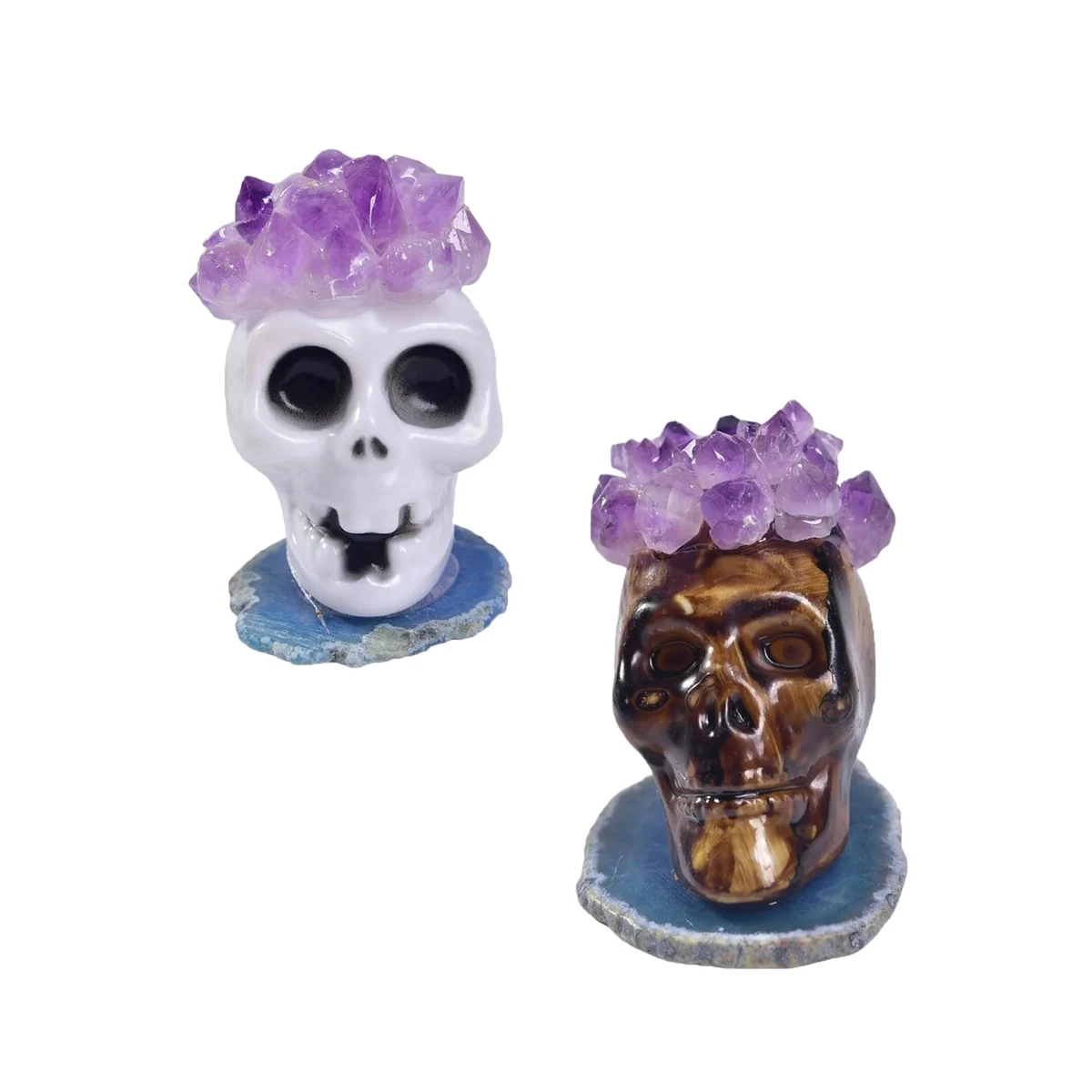 Crystal Mini Skull Halloween Ornament 1