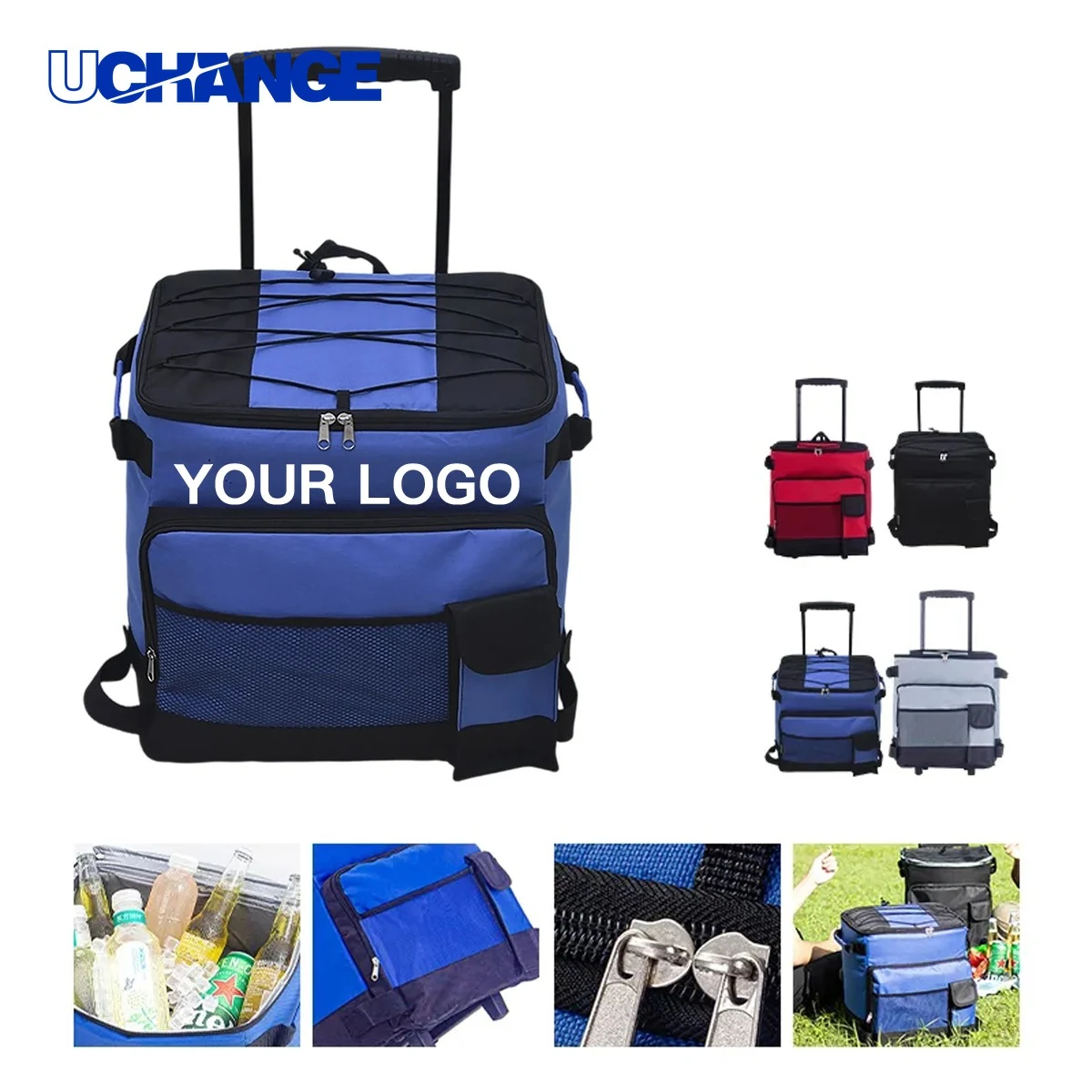 Oxford Picnic Bag Cooler with PEVA Lining 1