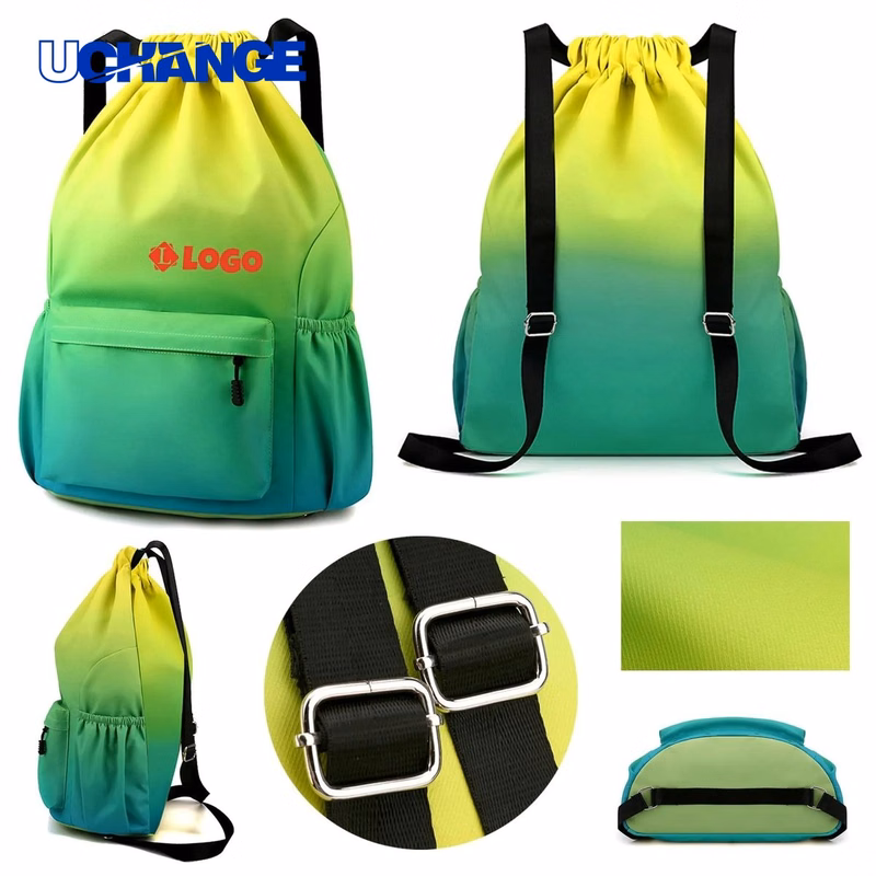 Waterproof Gradient Nylon Drawstring Bag Organizer