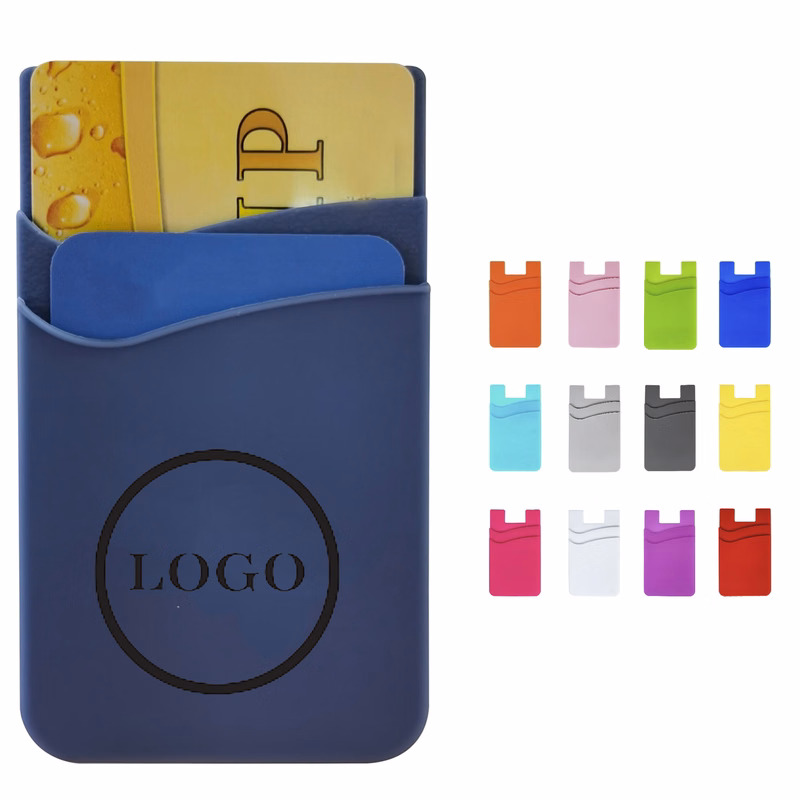 Silicone Phone Case with Dual Storage Pockets