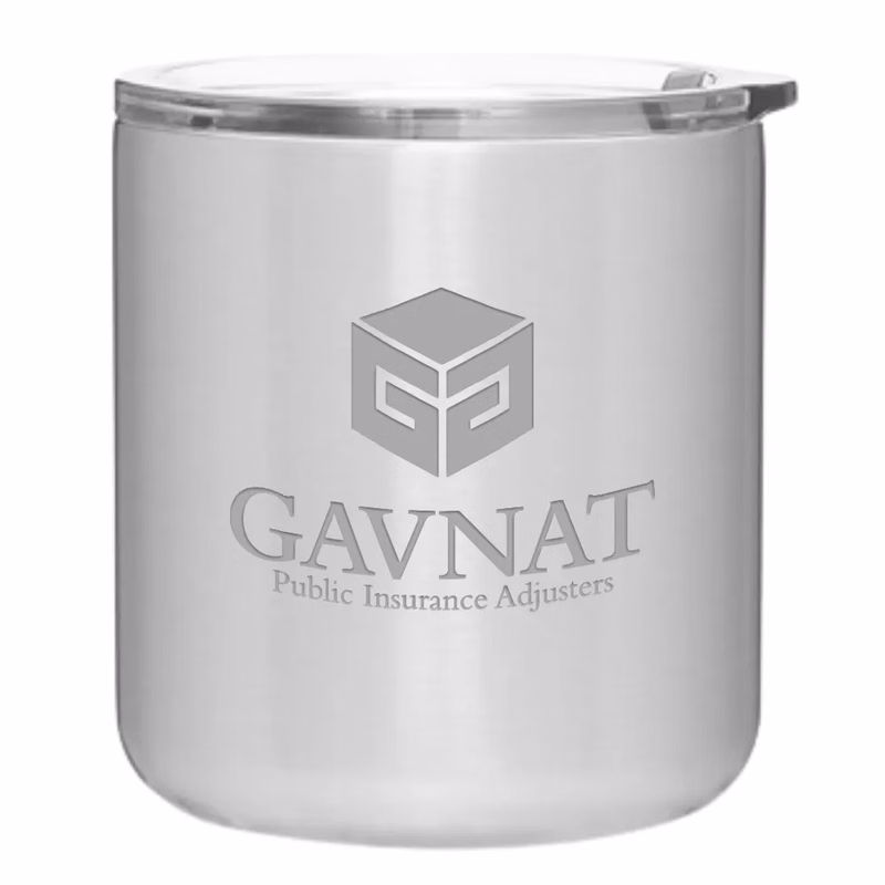 12oz. Double-Wall Stainless Lowball Tumbler