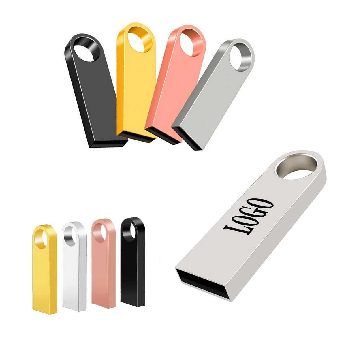 Portable Metal 8GB Flash Drive 1