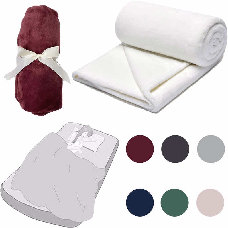 Spot Travel Sofa Coral Velvet Blanket