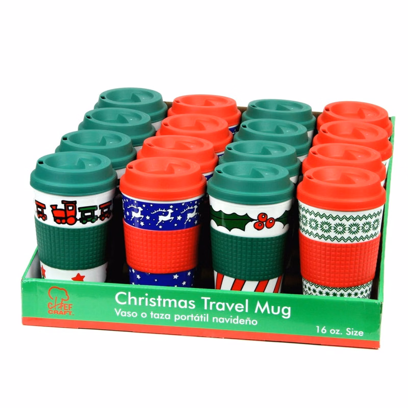 Christmas Travel Mug - 16pc