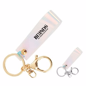 Stylish Shine PVC Keychain Key Ring Organizer
