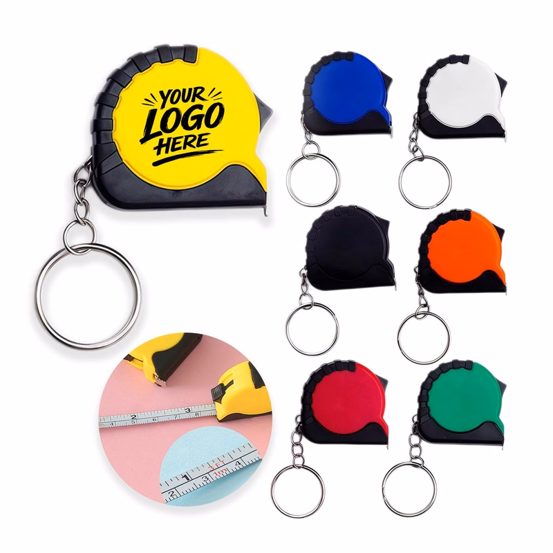 Mini Tape Measure Keychain Dual Scale Retractable Tool