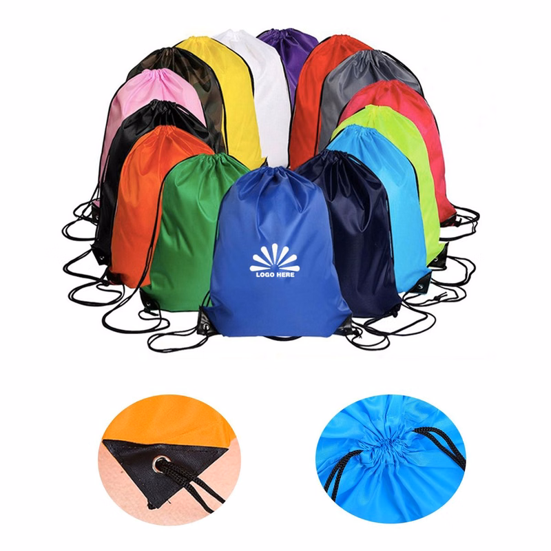 Polyester Drawstring Backpack Sports Bag