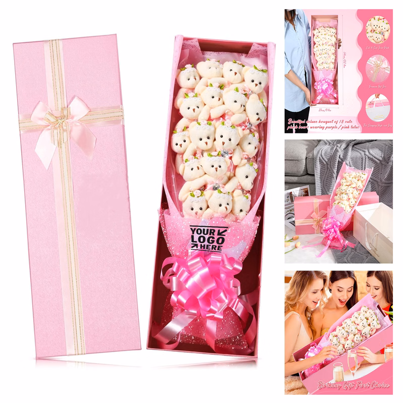 Cute Plush Bear Bouquet