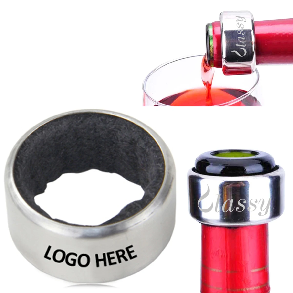 Vino Wine Stopper Drip Ring 1