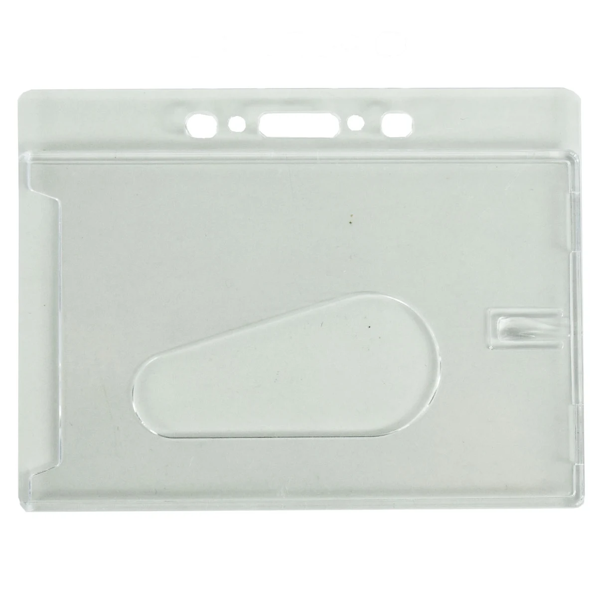 3.5X2.25 inch Hard Plastic Badge Holders With Slot 1