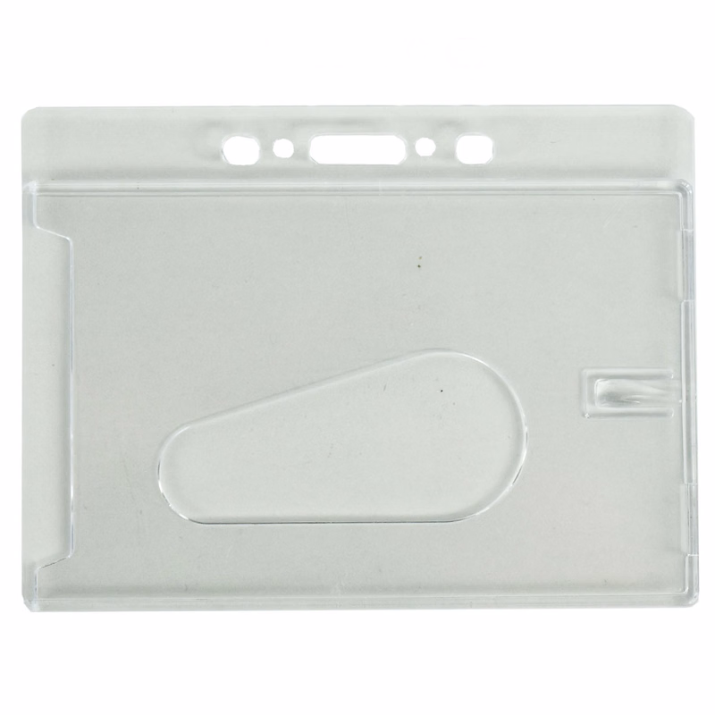 3.5X2.25 inch Hard Plastic Badge Holders With Slot