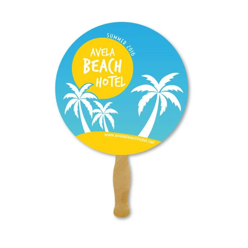 Deluxe Hand Fan- Circle 1