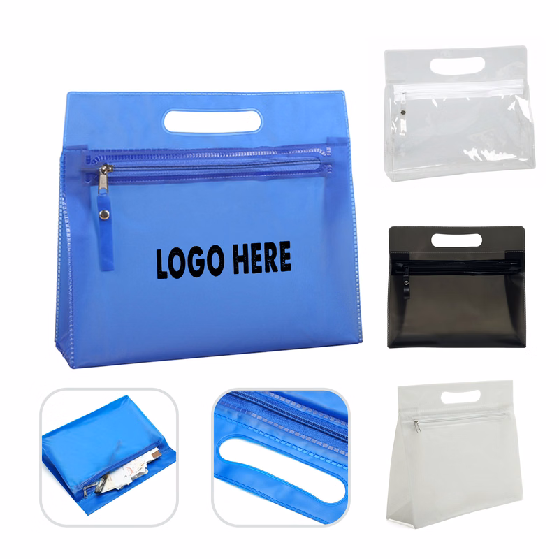 Waterproof PVC Clear Cosmetic Zipper Bag