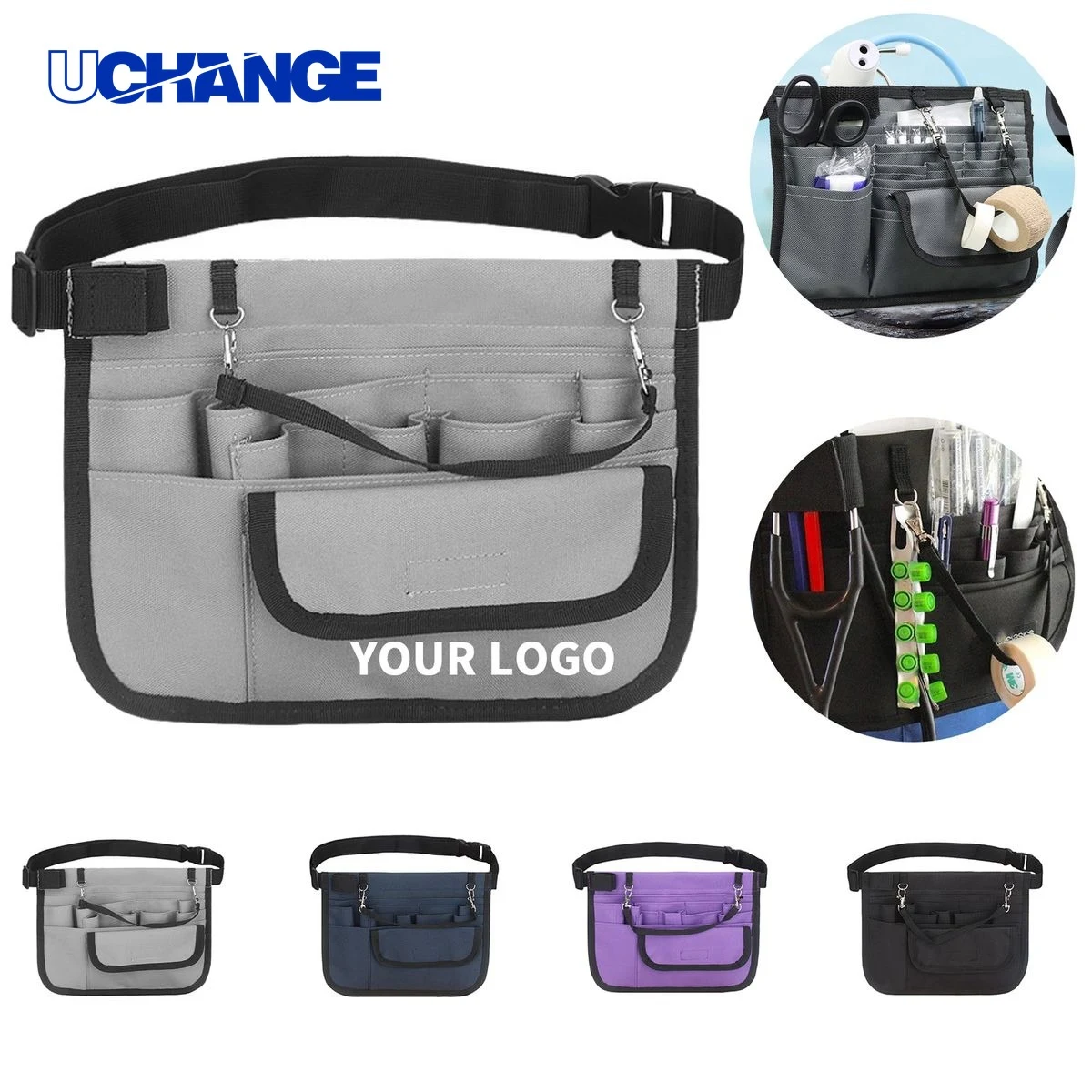 600D Oxford Tool Waist Pouch Organizer with Adjustable Strap 1
