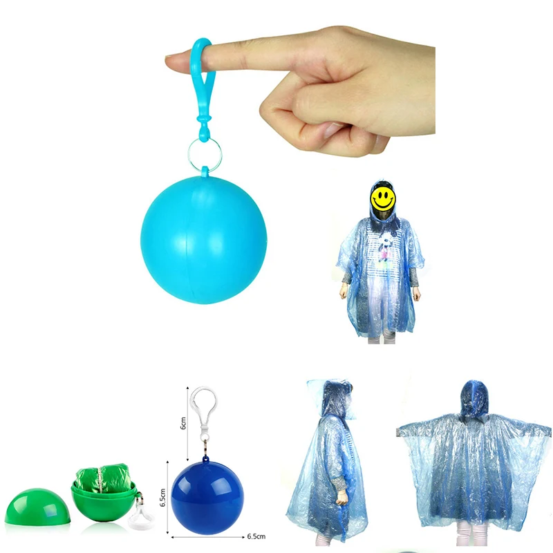 Disposable Rain Poncho Ball Raincoat 1
