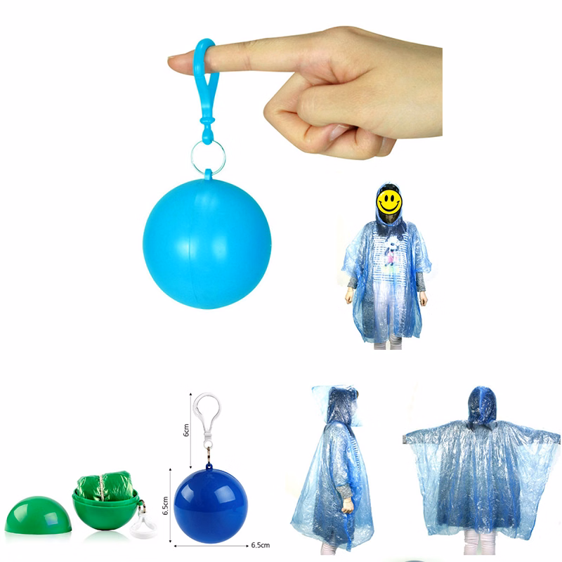 Disposable Rain Poncho Ball Raincoat