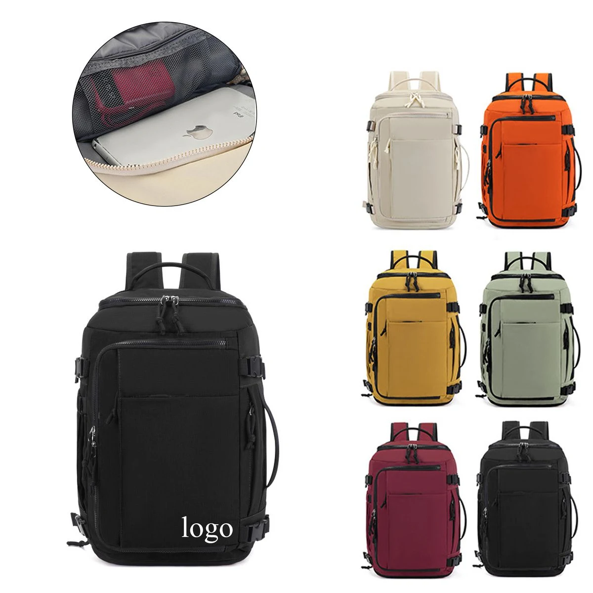 Custom Trendy Travel Backpack 1