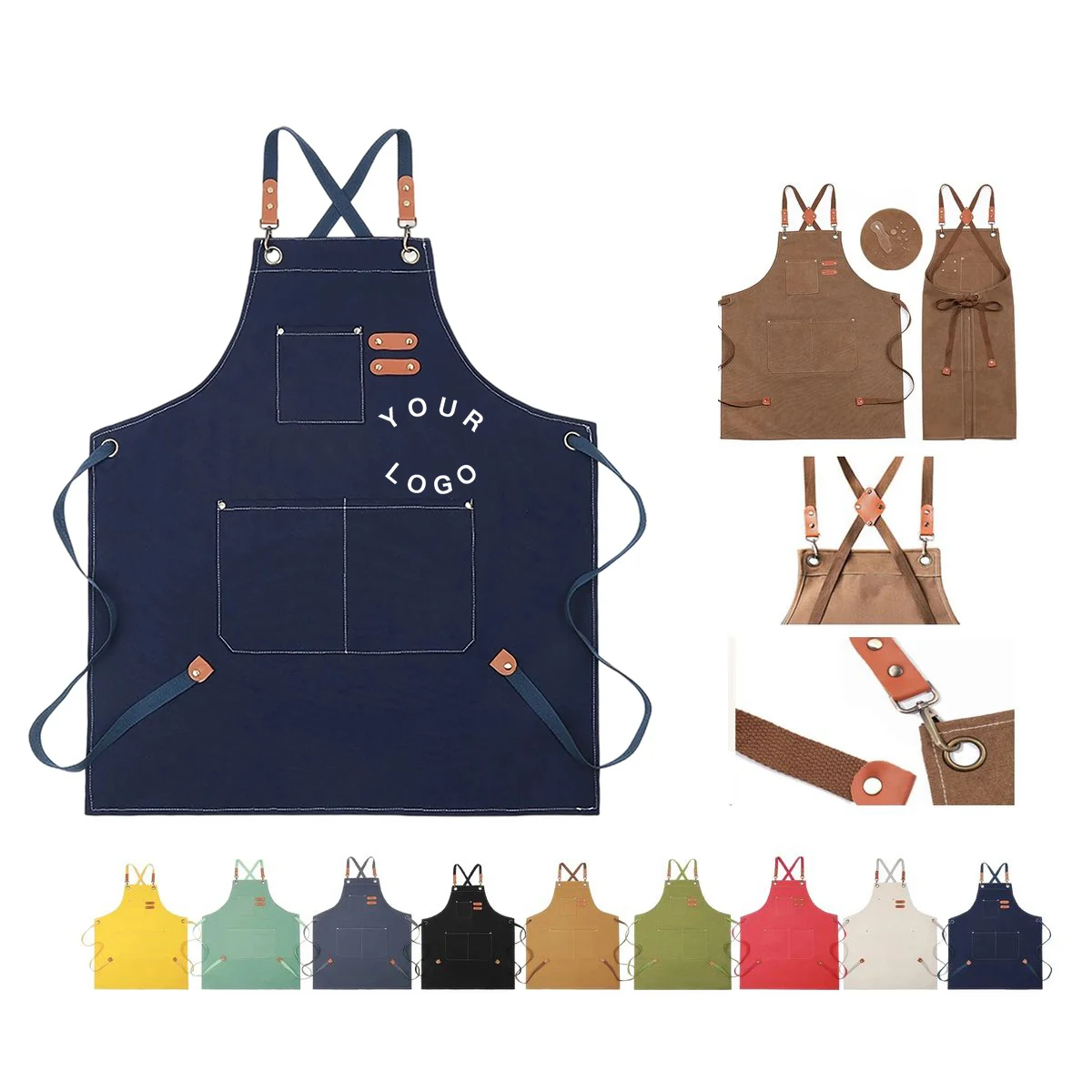 Color Printed Apron for Home Use 1