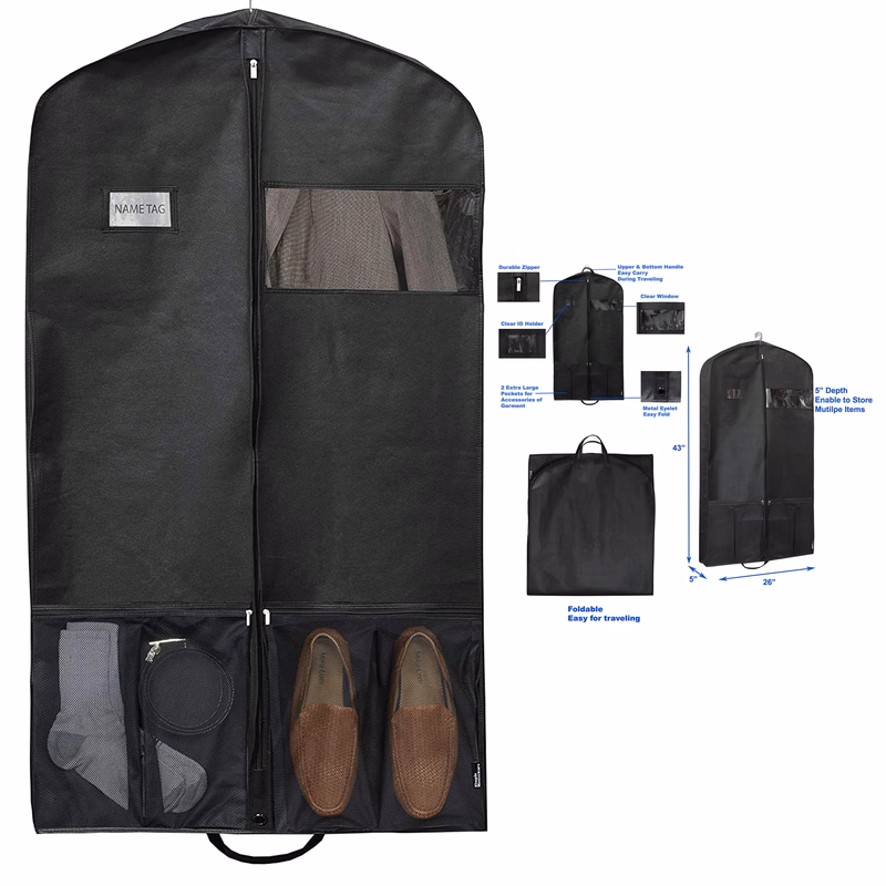43 Inch Heavy Duty Garment Bag