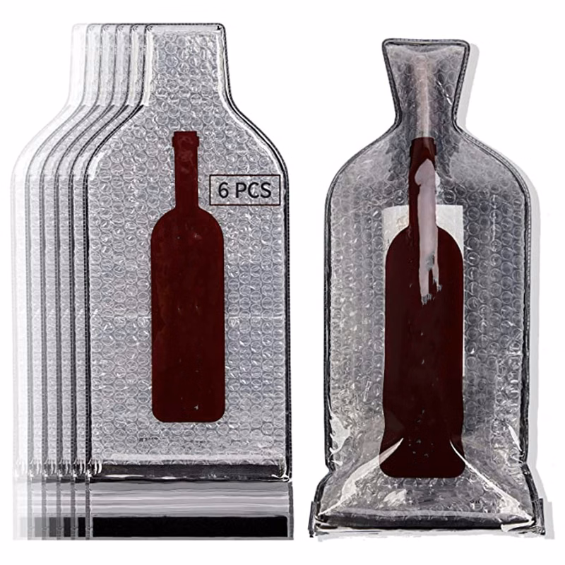 Wine Travel Bags Reusable Sturdy Wine Sleeves for Luggage