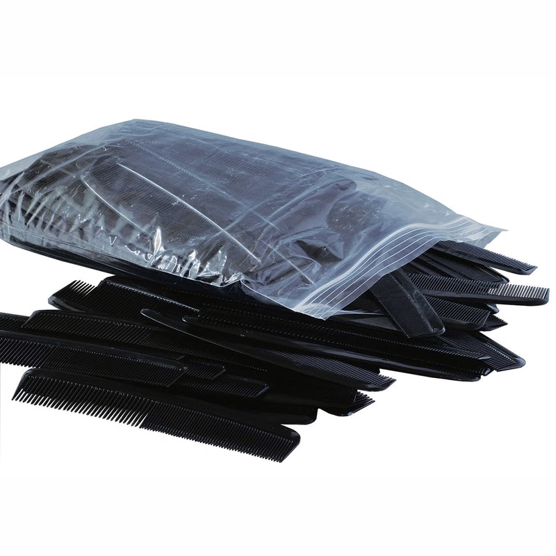 7" Hair Combs - Black 1440 Count