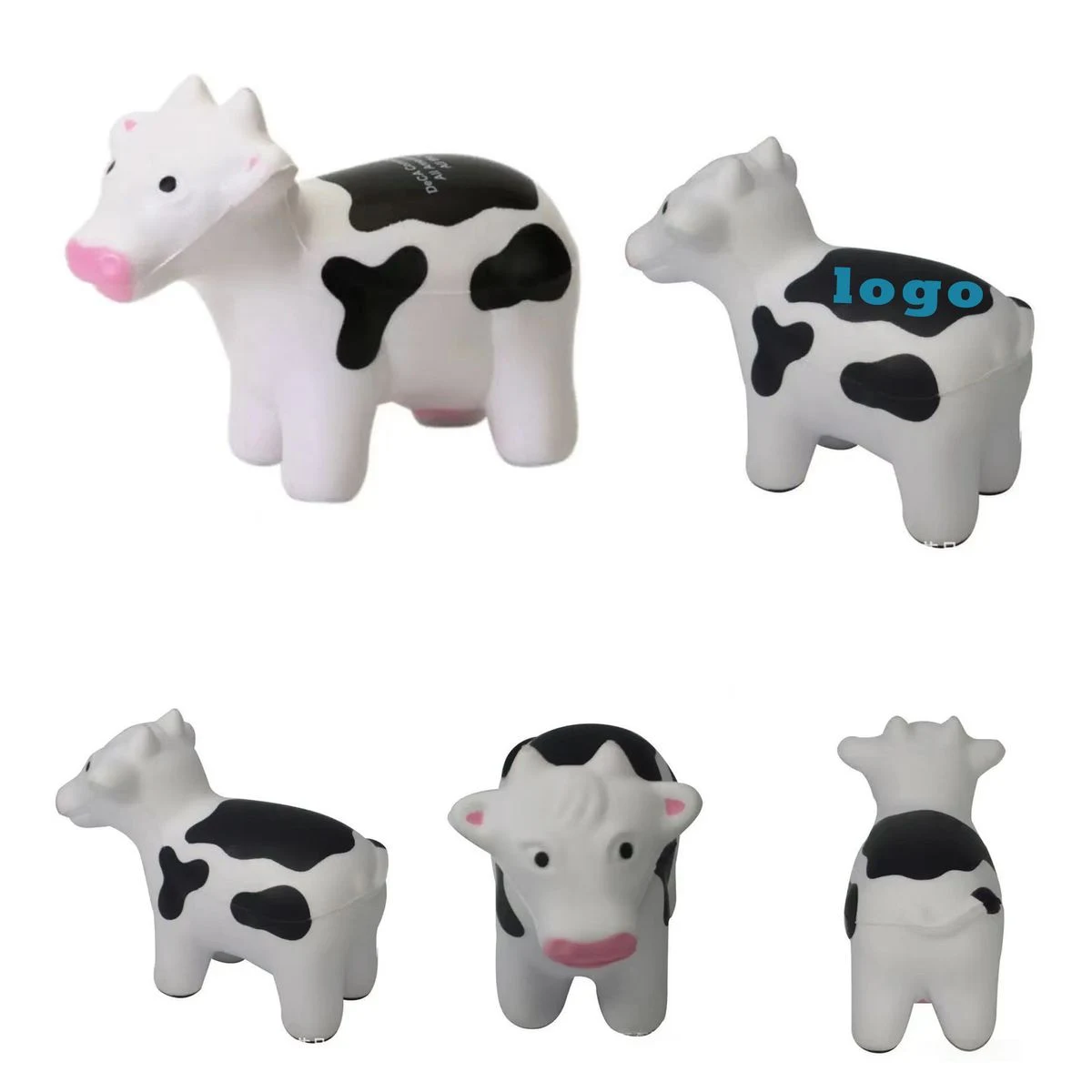 Eco-Friendly PU Foam Cow Stress Reliever Toy 1