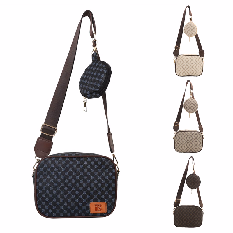 Girls Stylish Retro Printed Purse Bag