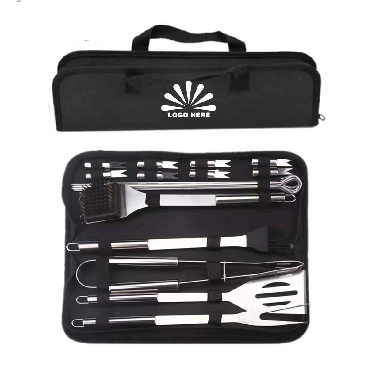 Bbq Tool Set Cloth Bag With Customizable Logo 1