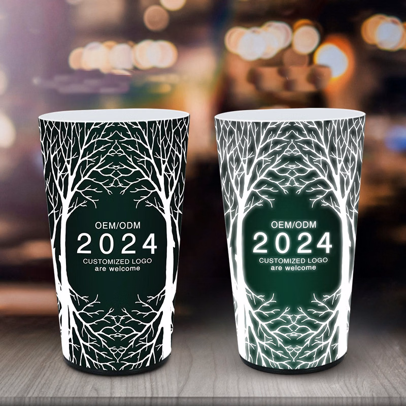 Glowing Party Cups for Indoor Outdoor Party Event House Parties Birthdays Weddings