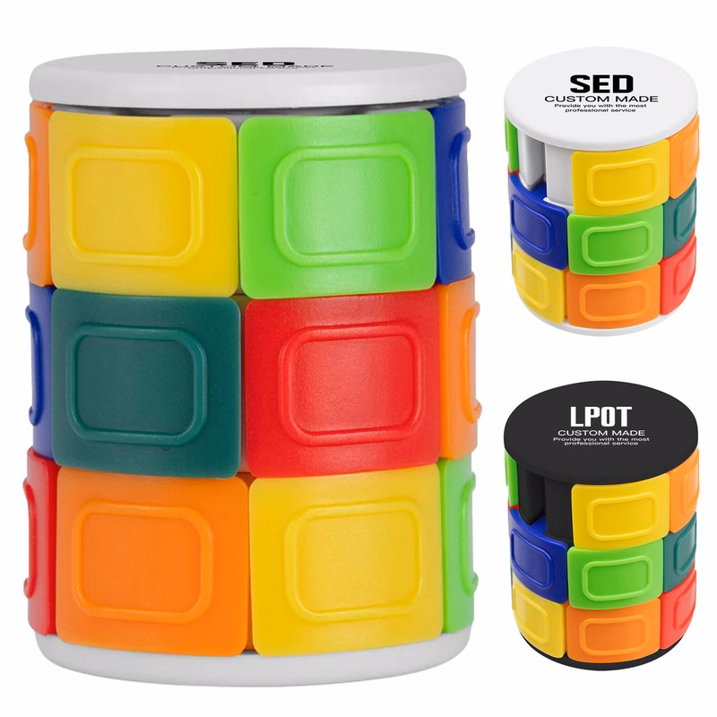 Layer Cylindrical Rotating Puzzle Fidget