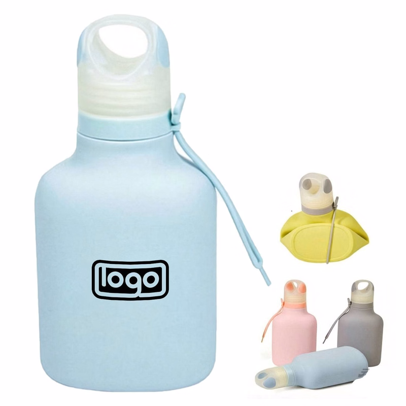 17 oz Collapsible Silicone Water Bottle