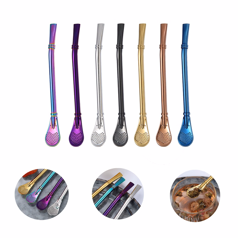 2 in 1 Spoon Straw For Yerba Mate
