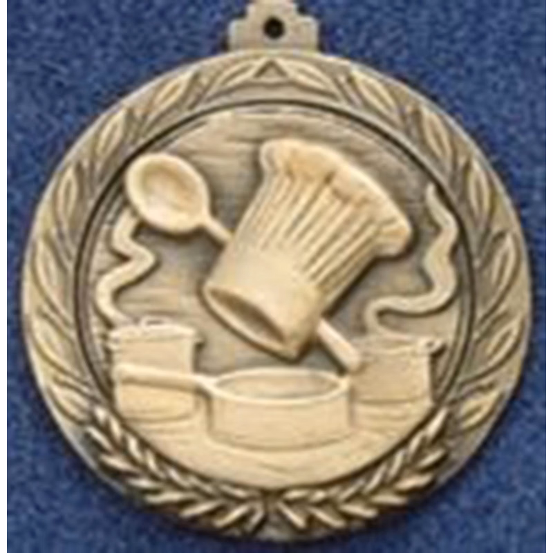 2.5" Stock Cast Medallion (Culinary Arts)