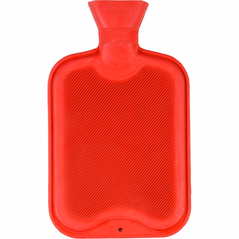 Hot Water Bottle Bags - Red Blue & Green