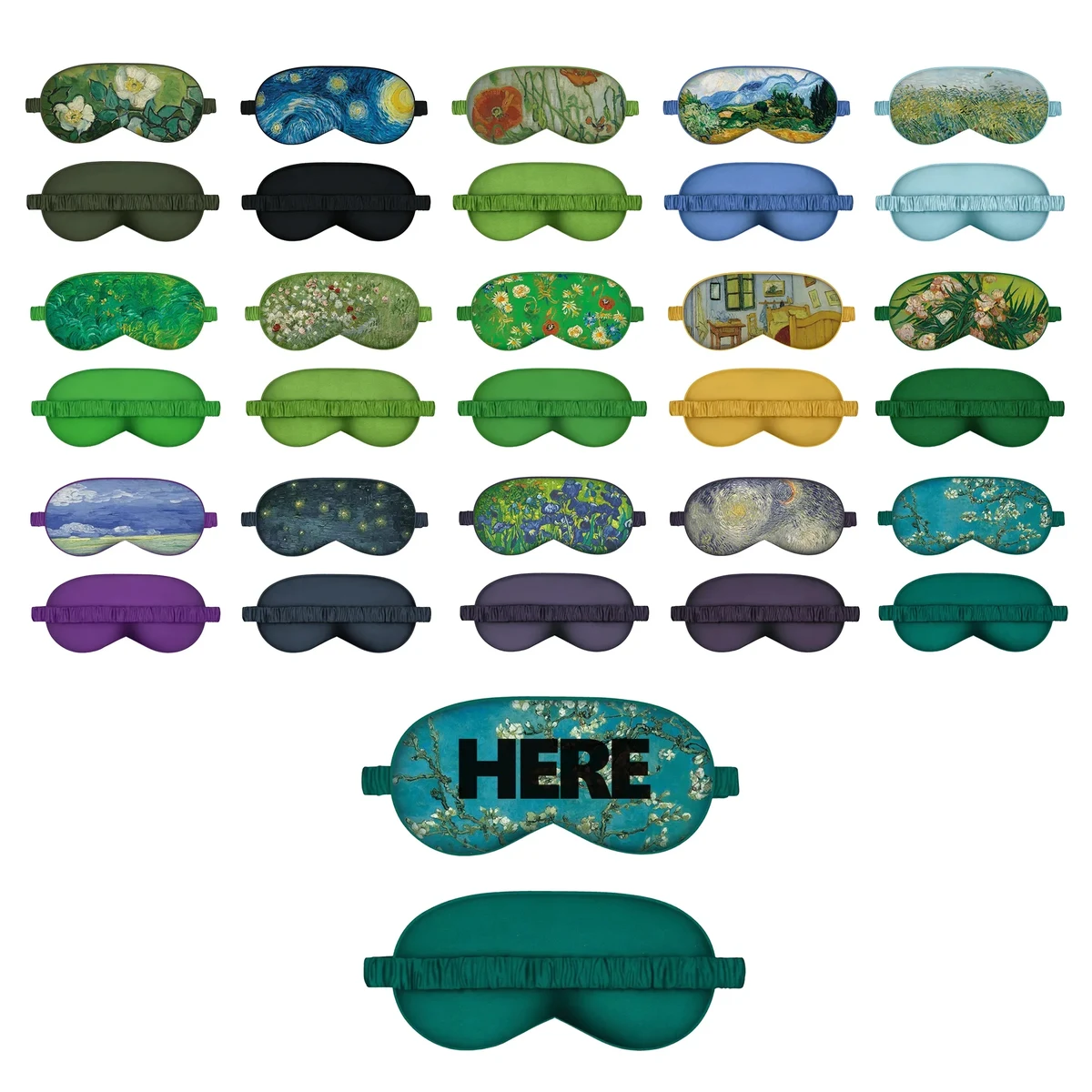 MOQ50 Cotton Padded Sleep Eye Mask 1